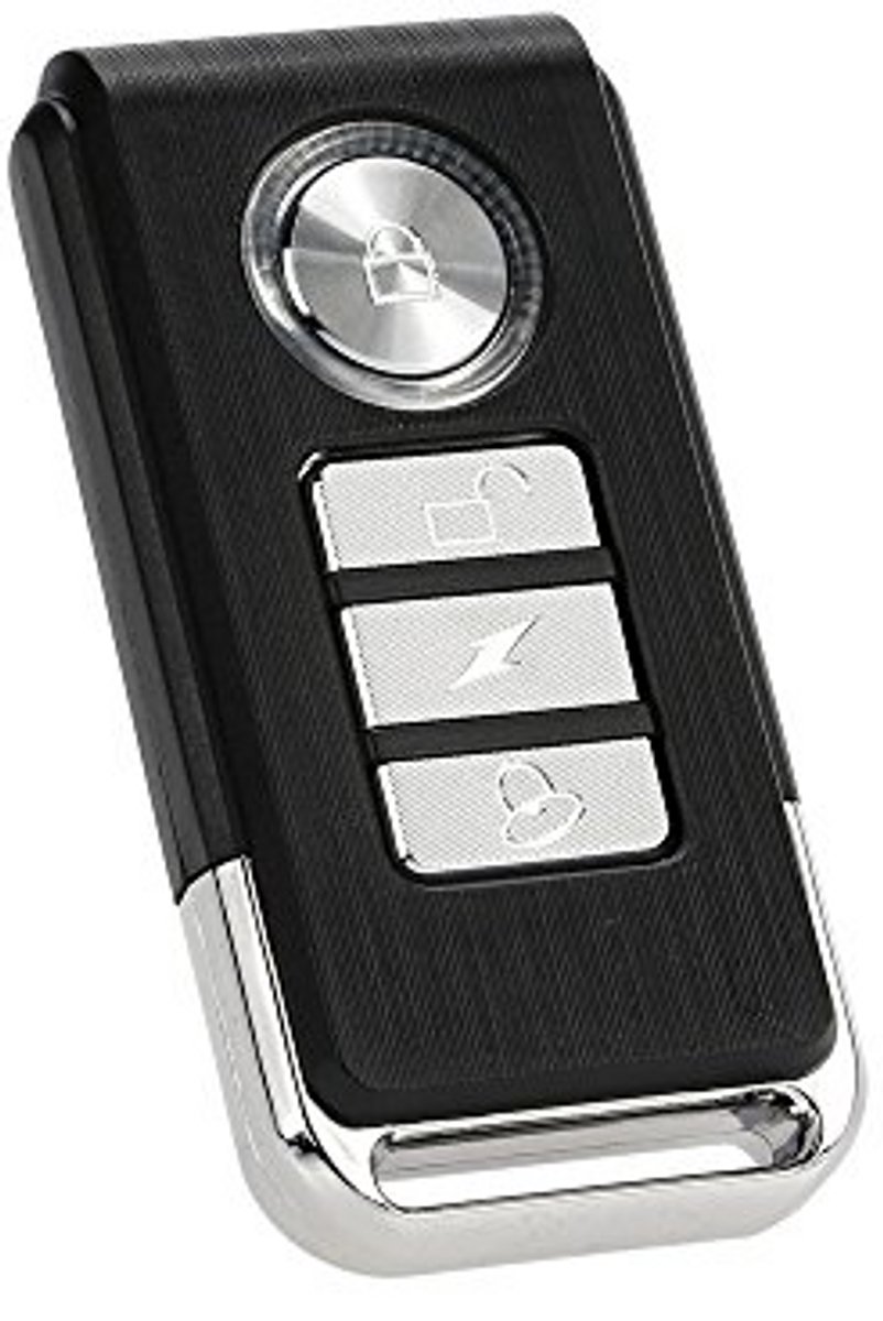 Afstandsbediening - Extra Zender - Alarm Bediening - 433 MHz Frequentie - 12V Batterij - Zwart