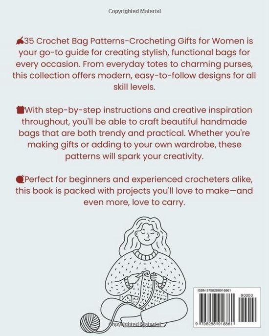 Haakpatronen Tassen - Handgemaakte Tassen - Creatief Hobbyen - 35 Unieke Ontwerpen - 81 Pagina's - Kleurrijk — afbeelding 2