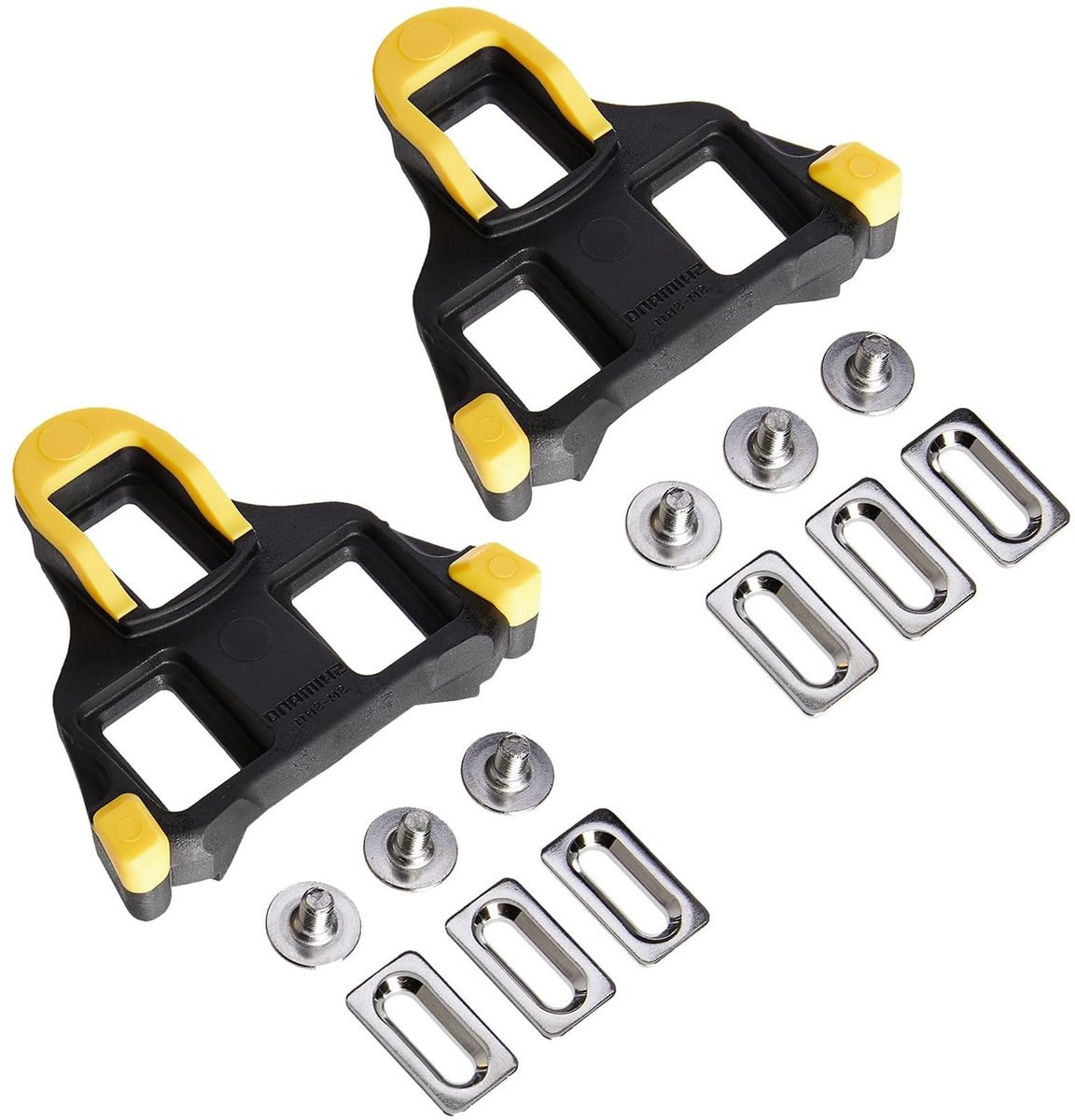 Dailygoody - Racefietspedalen - Antislip Fietspedalen - Duurzaam - Zwart/Rood - Compatibel met Shimano SPD-SL - Perfect voor Wegfietsen - 2 Stuks
