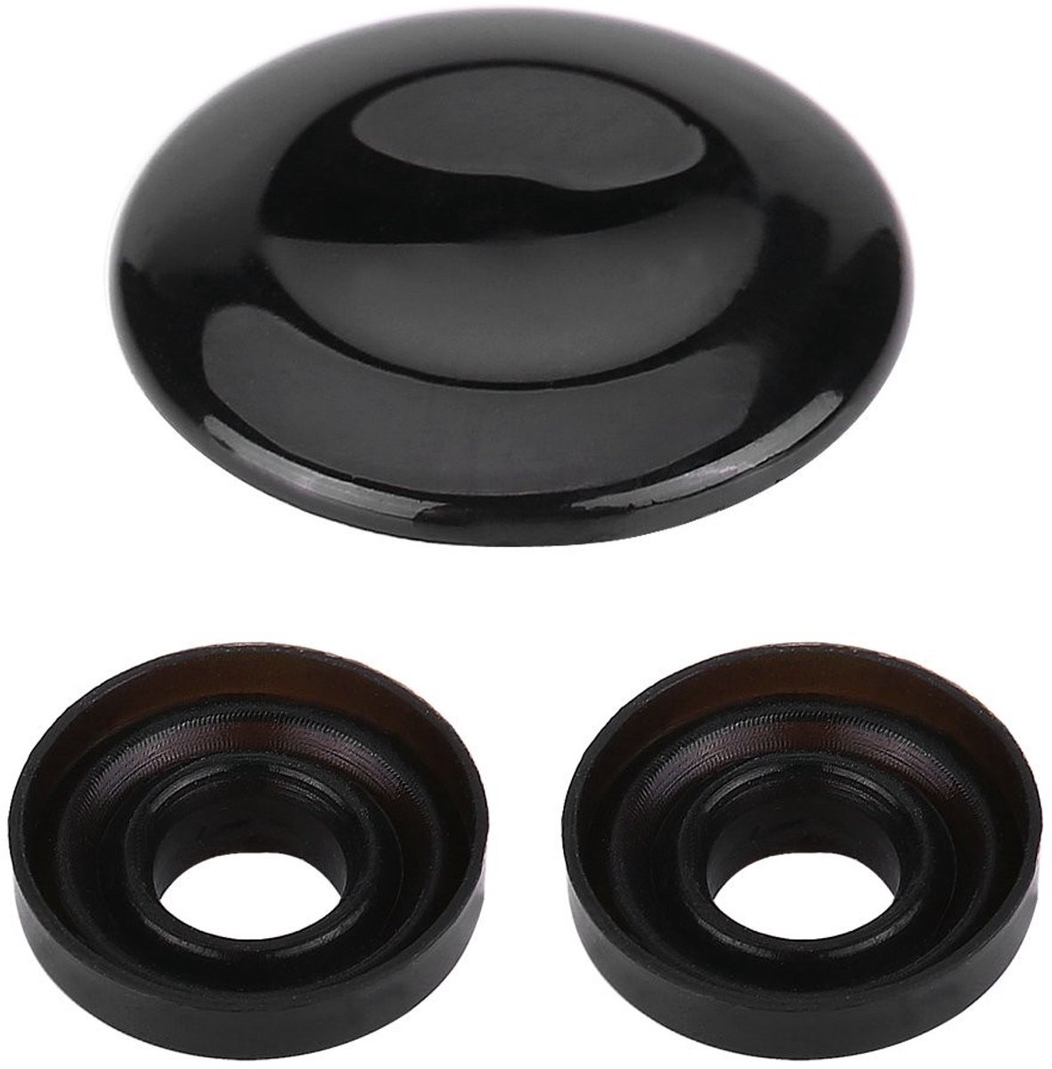 Dailygoody - MMI Buttons Reparatie Kit - Joystick Knop Deksel - Zwart - Audi A4 A5 A6 Q5 Q7 - Hoogwaardige kwaliteit - Eenvoudige installatie - D