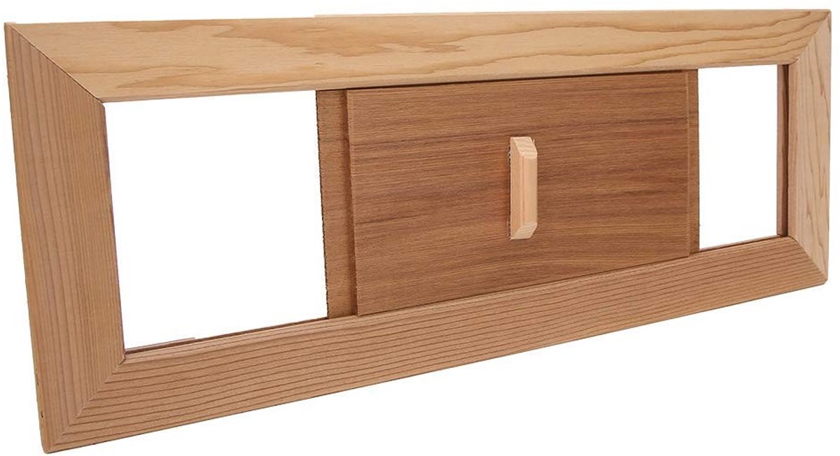 Dailygoods - Houten Ventilatierooster voor Sauna en Stoomkamer