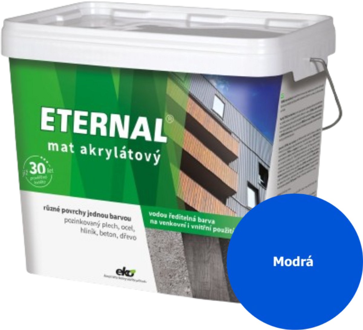Eternal MAT Acryl 10 kg, 016 Blauw