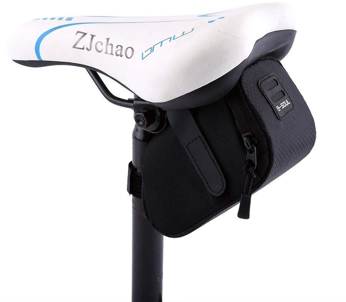Dailygoods - Dailygoody - Fietstas - Waterdicht - Ideaal voor fietsers - Zwart - Zadeltas - Geschikt voor racefietsen en stadsfietsen