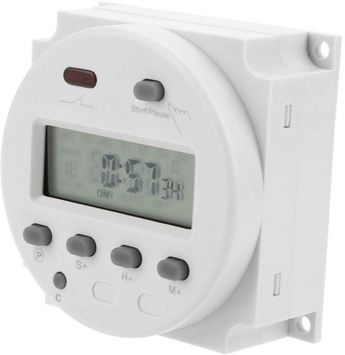 Dailygoods - Dailygoody - Digitale Timer - LCD Display - Voor industriële toepassingen - 220V - Timer met countdown - Geschikt voor ventilatie en irrigatie