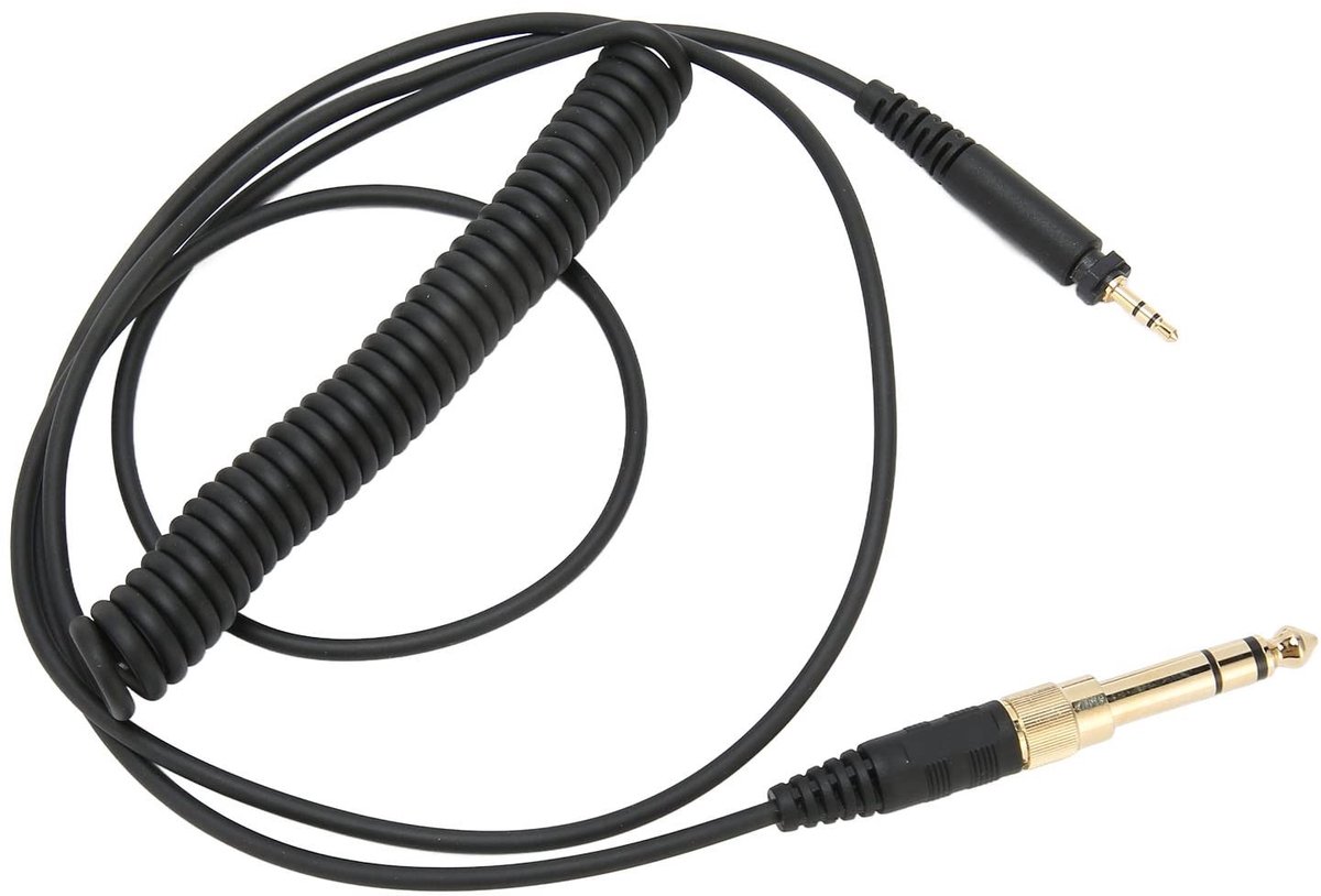 Dailygoody - Vervangende Hoofdtelefoon Kabel - 3,5 Mm Mannelijk - Duurzaam Ontwerp - 2,5 Mm Mannelijk - Geschikt voor SRH840 SRH940 SRH440 SRH750DJ