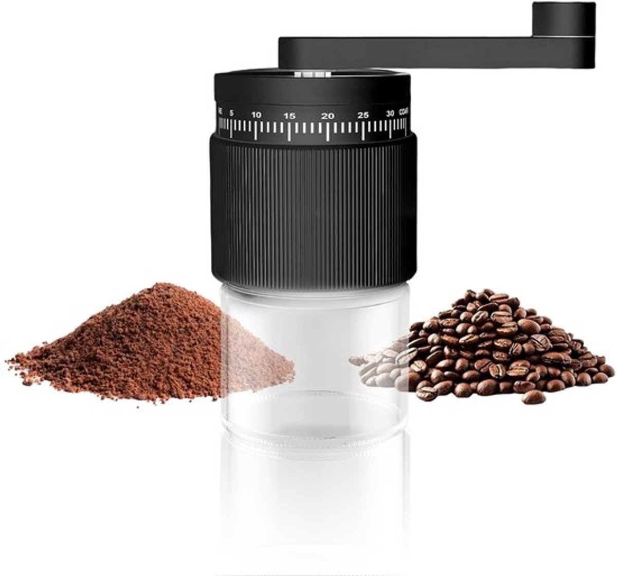 Handmatige Koffiemolen - Professioneel Keramisch Maalwerk - Compact Ontwerp