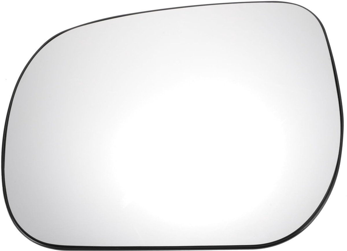 Dailygoods - Dailygoody - Car Rearview Linker Zijspiegel - Vervangend Glas - Wit - Convex - Geschikt voor Verso - 2009-2012