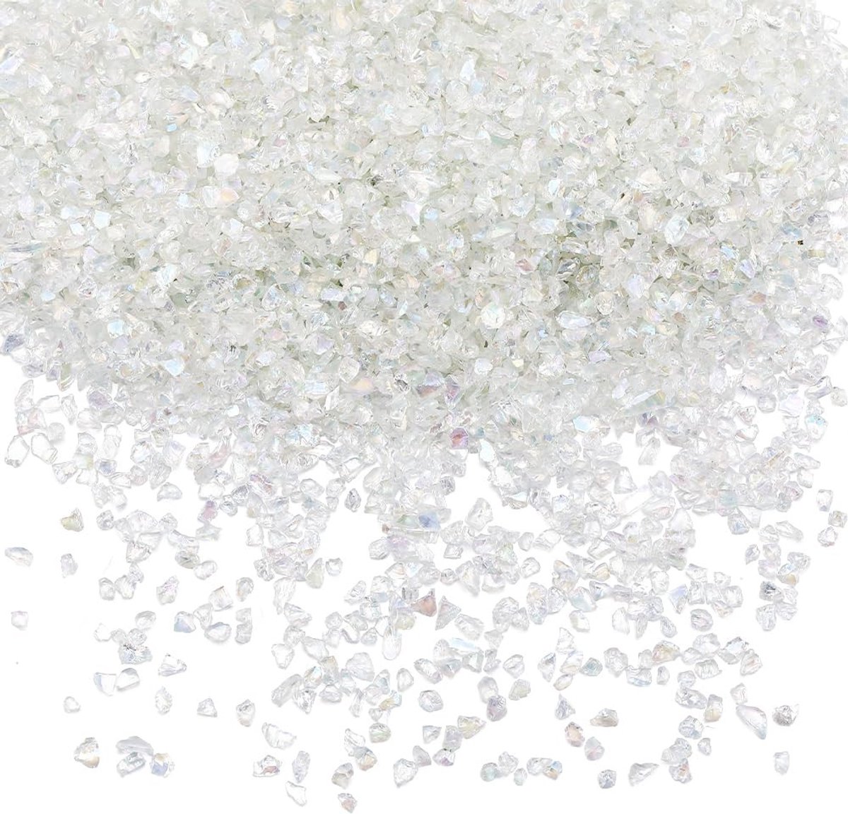 Dailygoods - 200g Heldere Verbrijzelde Glasstukjes voor Nagelkunst en Decoratie