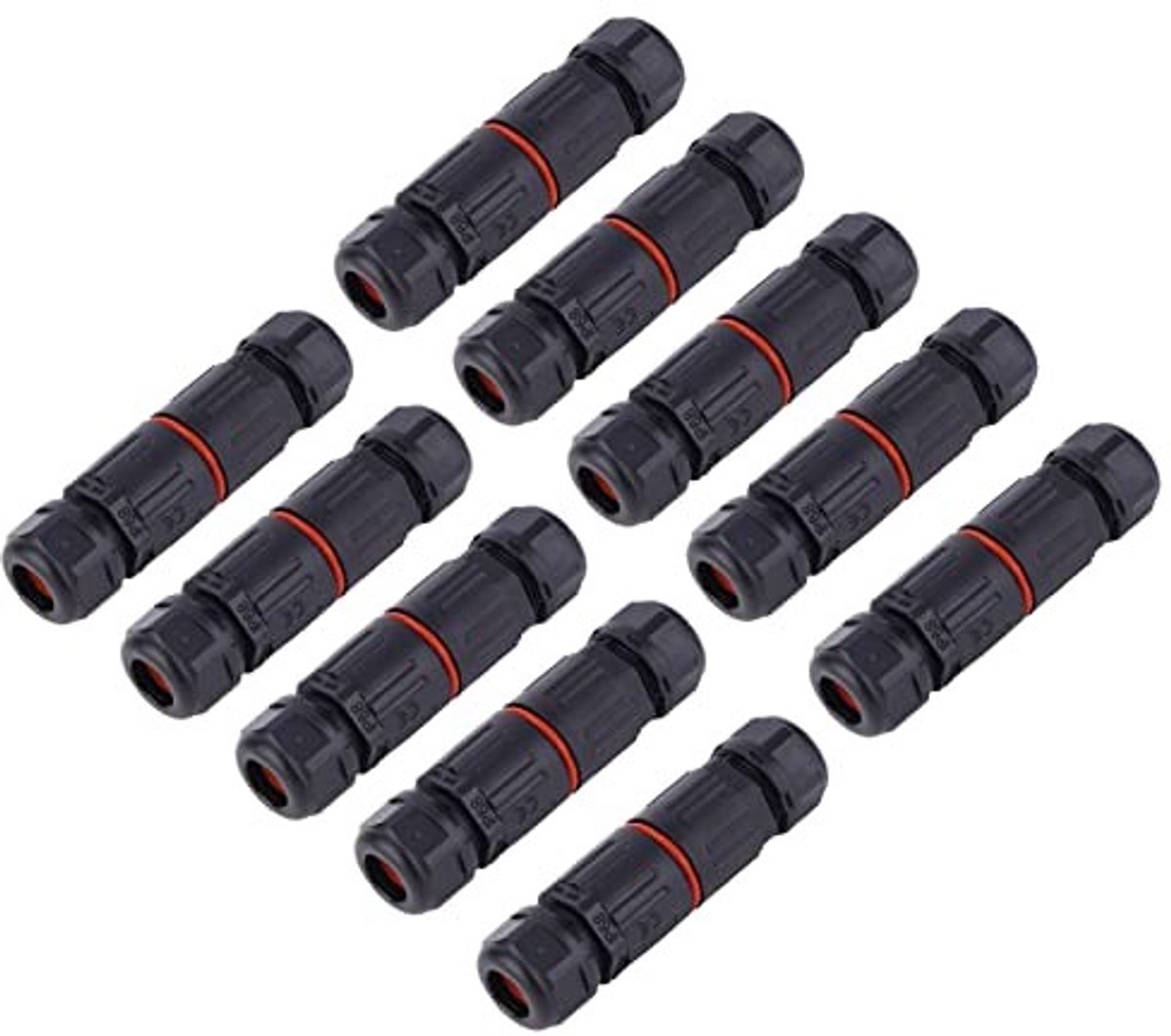 Dailygoods - Waterdichte Kabelconnector IP68, 10 Stuks voor Buiten