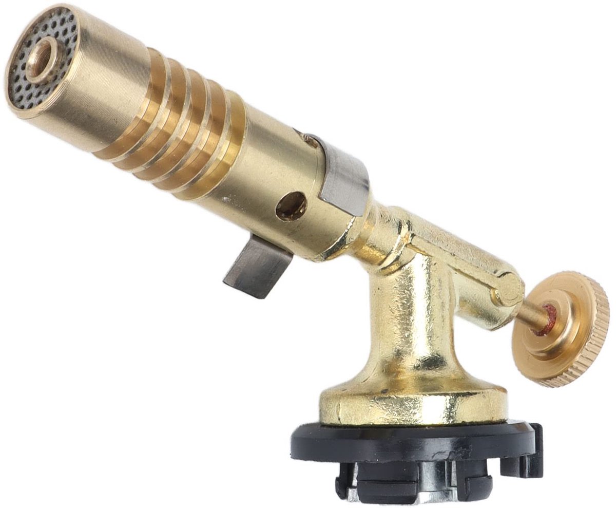 Dailygoods - Dailygoody - Lastoorts - Draagbare Butaan Branders - Hoge Temperatuur - Verstelbare Ontstekingskop - Ideaal voor Klussen en Soldeerwerk - Gouden Kleur