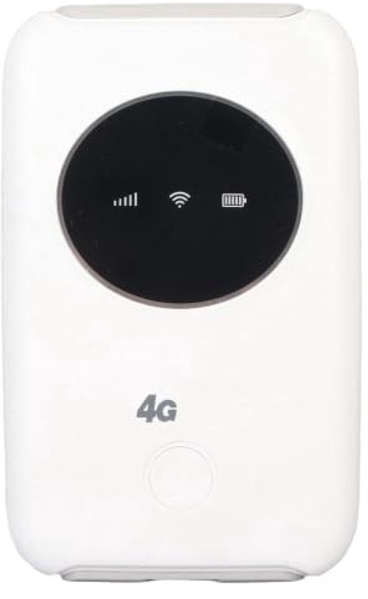 Dailygoods - Dailygoody - Draagbare 5G WiFi-router - Mobiele hotspot - 300Mbps snelheid - Wit - Modem - Geschikt voor 10 apparaten - Compact formaat