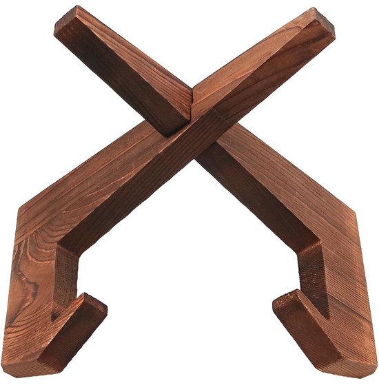 Foto: Dailygoods dailygoody houten kookboekhouder draagbare receptenstandaard opvouwbaar en handig voor koken keukenaccessoire recepten display geschikt vo 