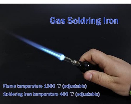 Dailygoods - Dailygoody - Draadloze Butaan Gas Loodgietijzer - 1300°C - Handzaam en Praktisch - Professioneel - Koken - Onderhouden - Geschikt voor Loodgieters - C — afbeelding 4
