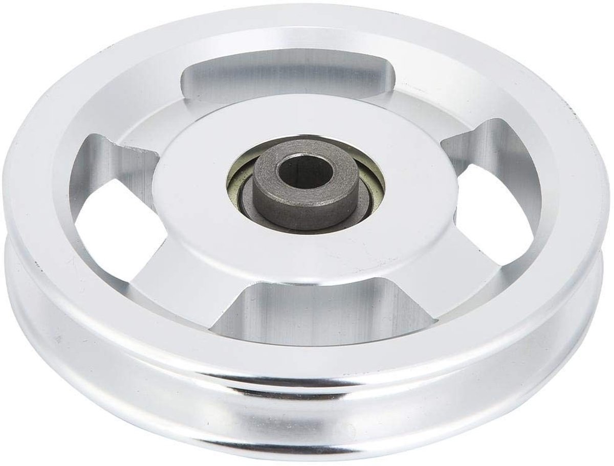Dailygoods - Dailygoody - Gym Pulley Wheel - Fitness Pulley - Sterk en duurzaam - 90mm/115mm - Trainingsaccessoire - Geschikt voor thuisgym - Aluminium legeri