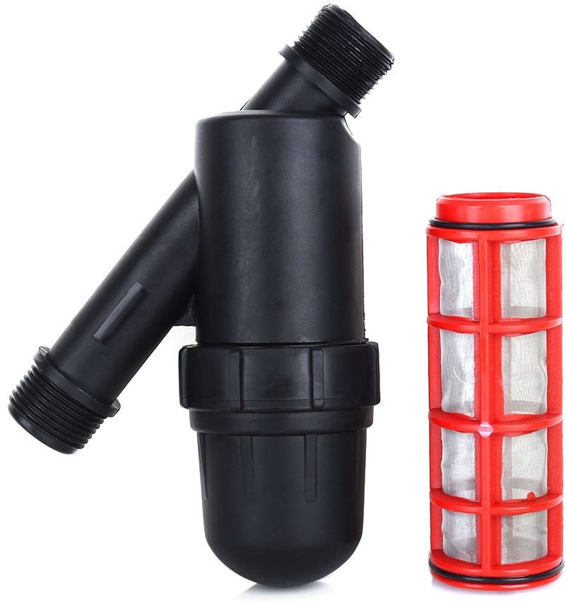 Dailygoods - Dailygoody - Scherm Irrigatie Filter - Druppelirrigatie - Heavy Duty Kunststof - 3/4 Inch - Y-Filter - Bescherming tegen vuil en onzuiverheden - Gesch.