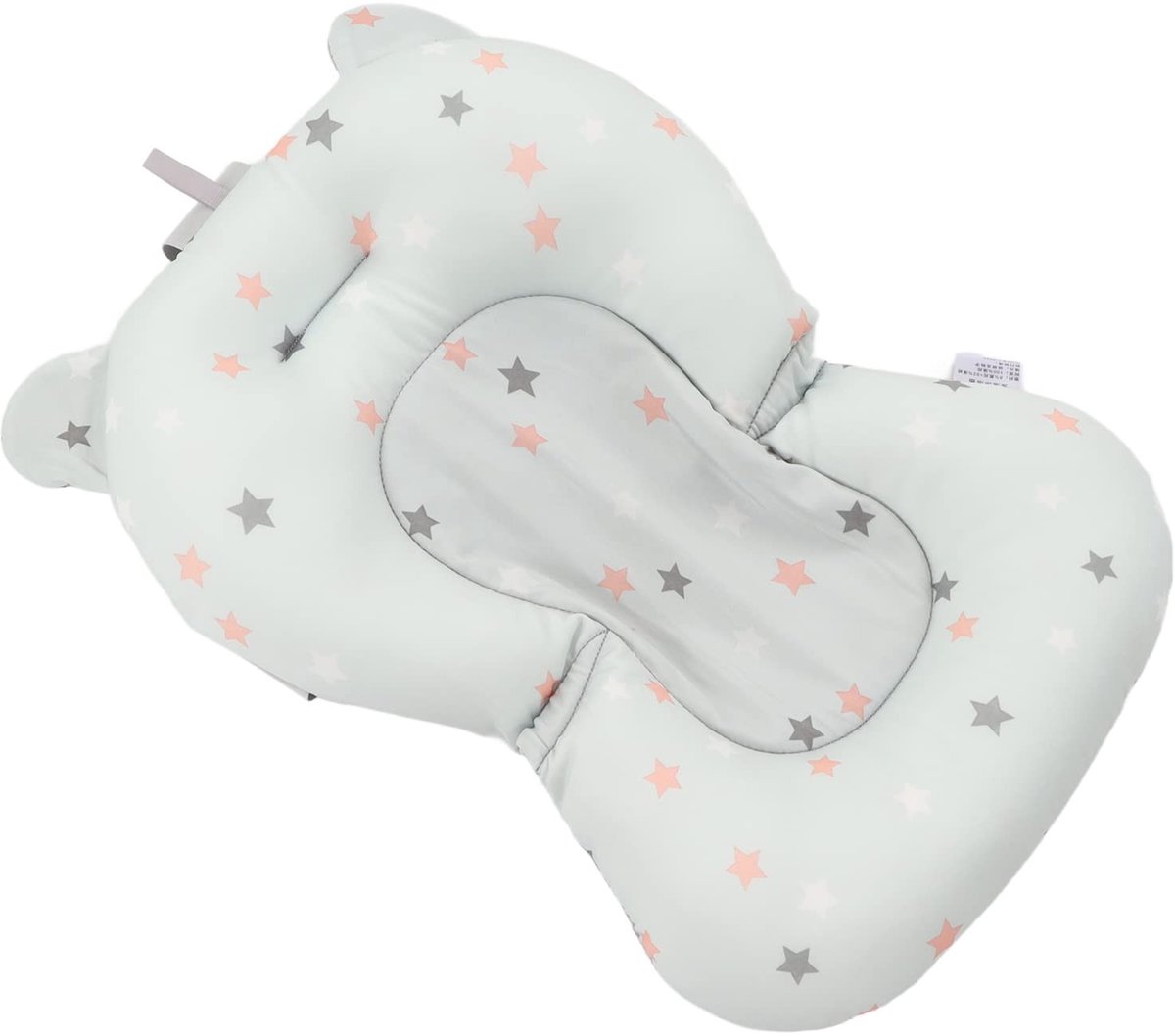 Dailygoods - Dailygoody - Badzitje - Babybadzitje - Verstelbare drijvende bevestiging - Lichtblauwe sterren - Veilig en comfortabel - Geschikt voor pasgeborenen - ...