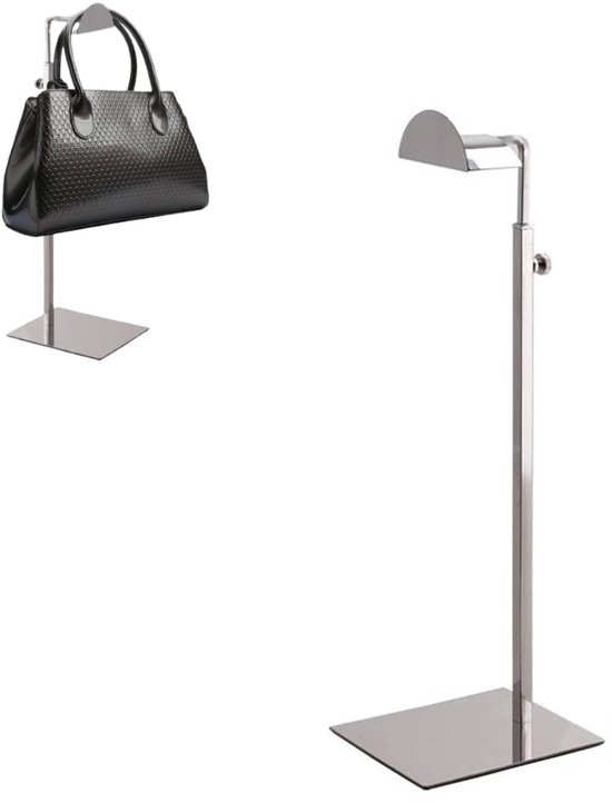 Foto: Dailygoods dailygoody handtas stand verstelbare portemonnee stand stabiele basis roestvrij staal sieraden opslag geschikt voor binnengebruik m