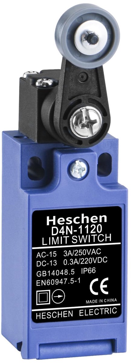 Dailygoods - Dailygoody - Verticale veiligheidsschakelaar - Snelschakeltype - IP66 - Rolhendel - 1NC/1NO - 3A 250VAC - Geschikt voor industriële toepassingen