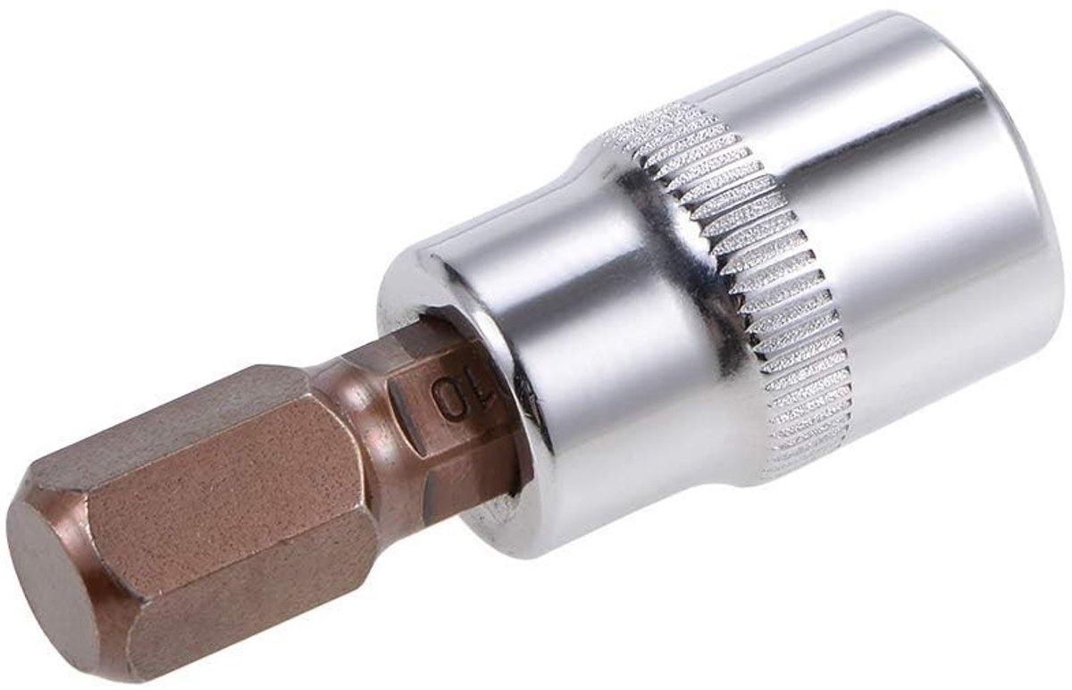 Dailygoods - Dailygoody - Hex Bit Socket - 3/8" Drive - Premium S2 Staal - 10 mm - Doppenset - Ideaal voor Momentsleutel - Geschikt voor Slagboormachines