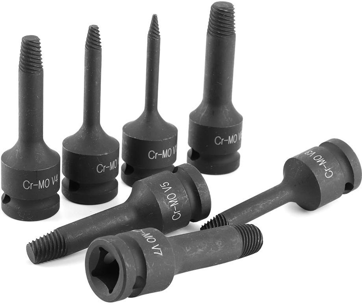 Dailygoods - Dailygoody - Draadtrekkerset - 7-delige set - Handige gereedschapset - 1/2 inch - Voor het verwijderen van beschadigde schroeven - Geschikt voor kluss.