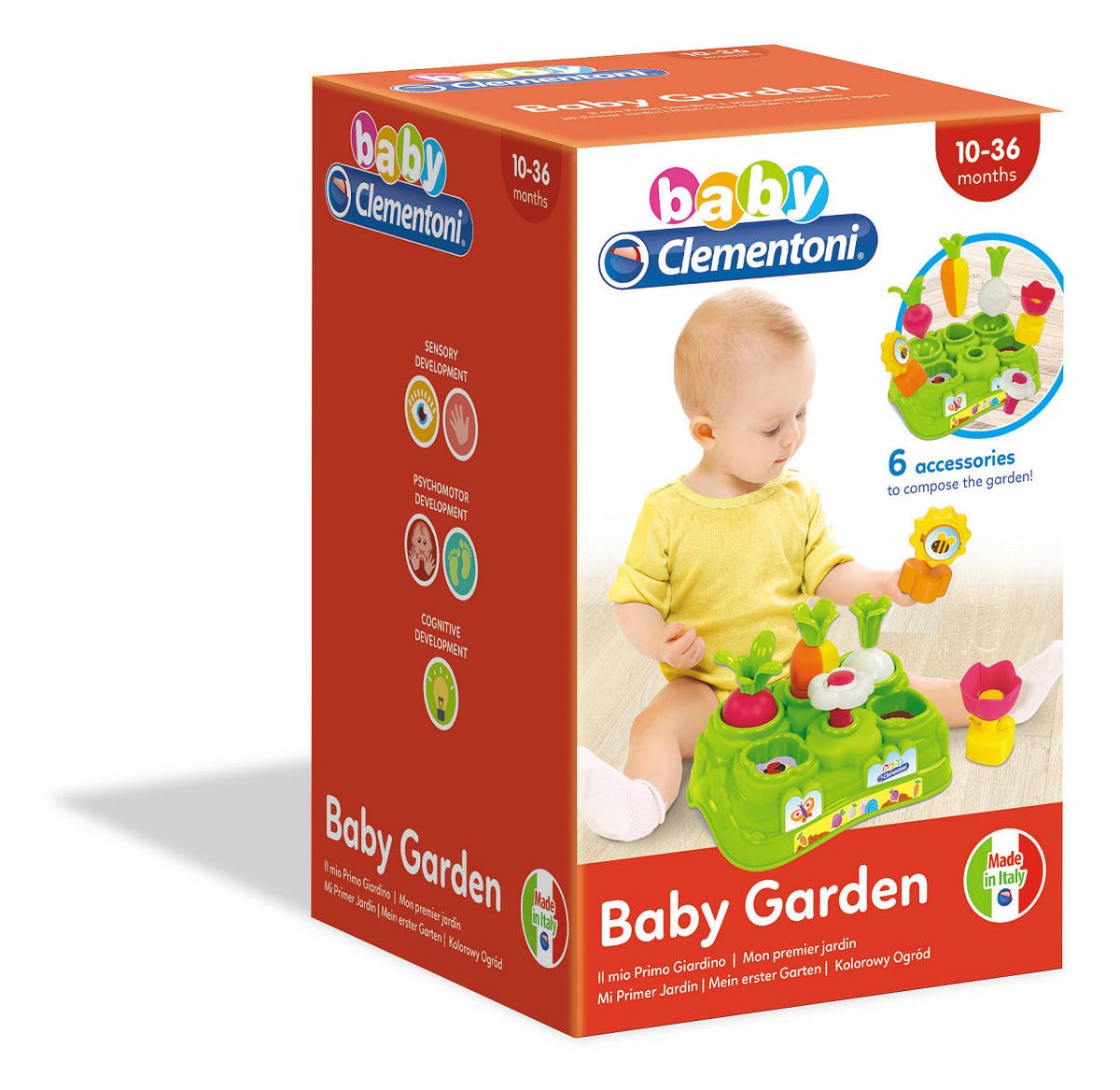 Baby Clementoni - Baby Garden - Motoriek Speelgoed - Mini Activiteitentafel - Educatief Speelgoed - vanaf 10 maanden — afbeelding 14