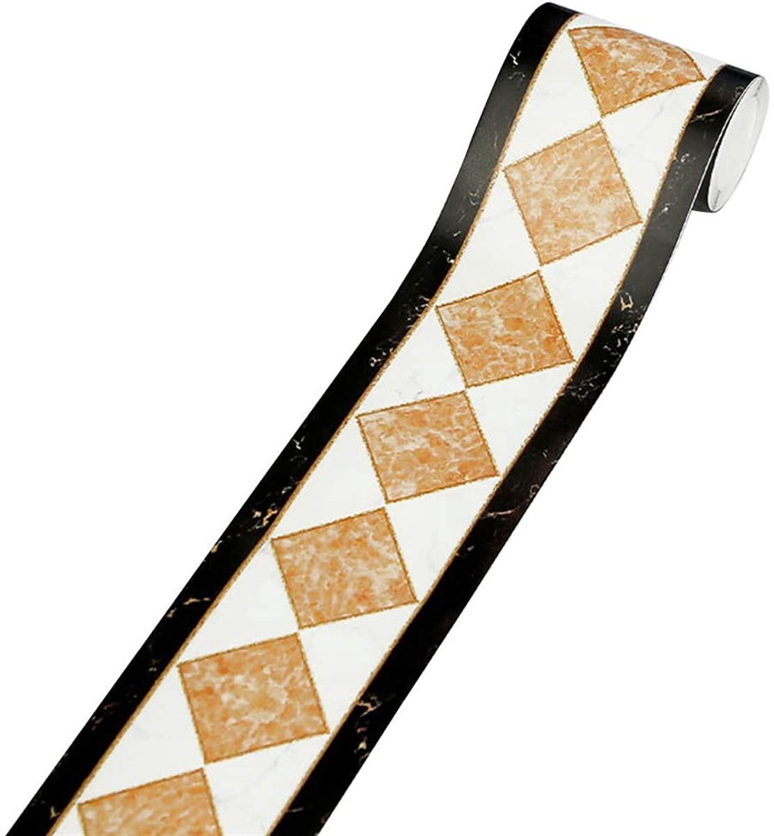 Dailygoods - Dailygoody - Behang Border Trim - Zelfklevende Sticker - Decoratief - 10x500 cm - Wanddecoratie - Geschikt voor Woonkamer en Keuken