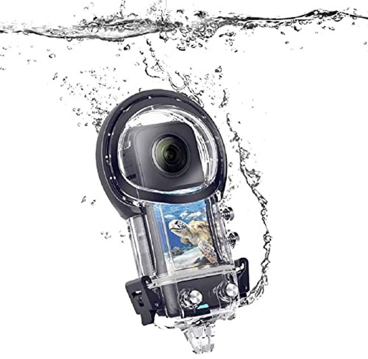 Dailygoods - Dailygoody - Waterdichte Behuizing - Onderwatercamera - Robuust en duurzaam - Transparant - Geschikt voor Duiken - 164ft IPX8 waterdicht - Voor One X3