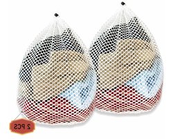 Set van 2 Wasnetten voor Wasmachine, Herbruikbare Waszakken van 40 x 50 cm, Bescherming tegen Deformatie en Vouwen van Kleding, Ideaal voor Delicate Was en Ondergoed