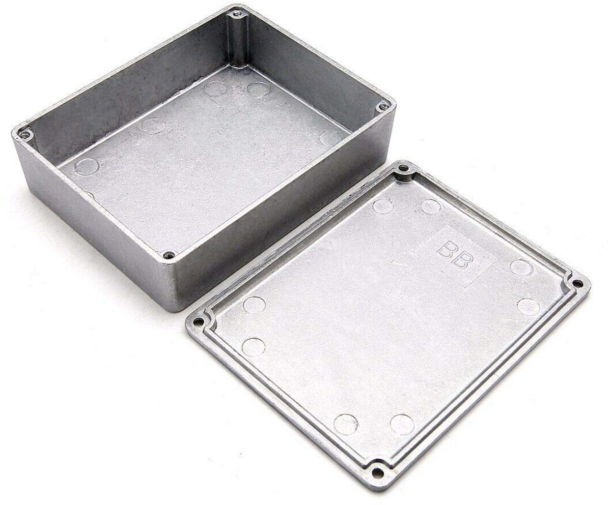 Dailygoody - Projectbox - Waterdichte elektrische behuizing - Ideaal voor buitengebruik - Zilver - Aansluitdoos met stekker - Geschikt voor diverse to.