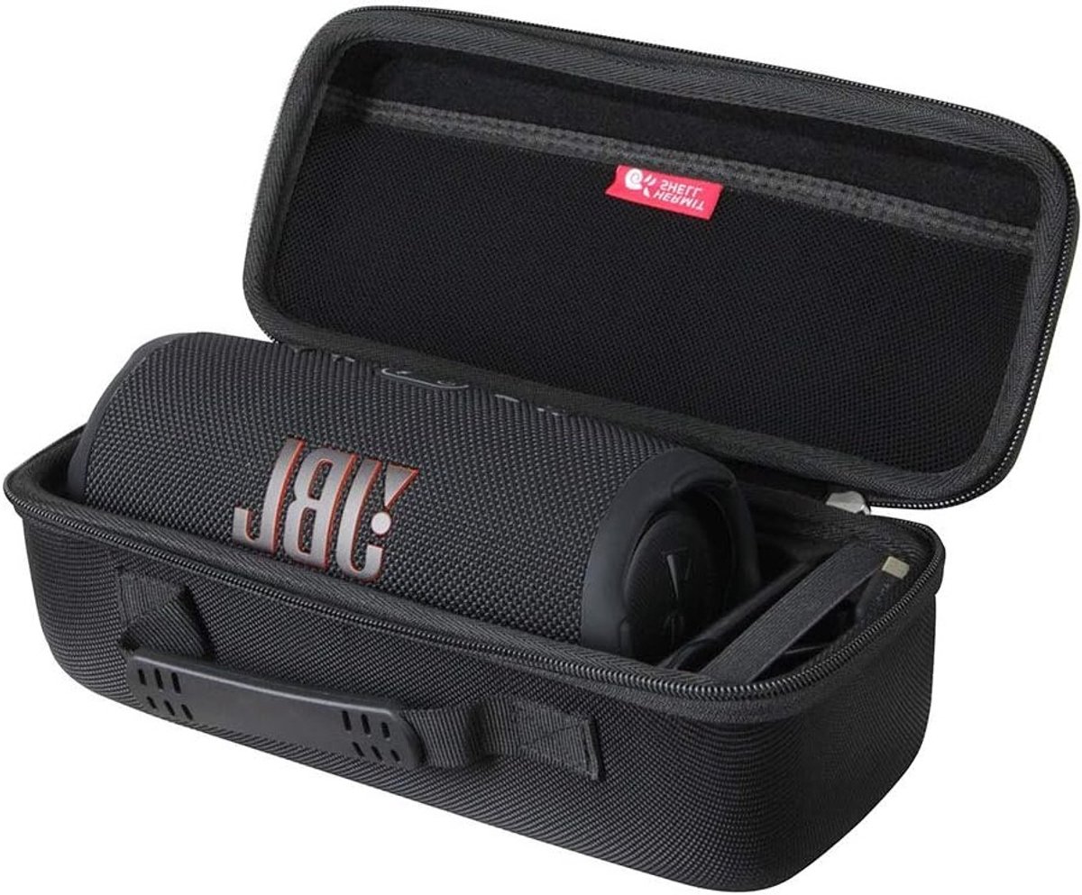 Harde Reistas voor Draagbare Bluetooth Speaker, Geschikt voor JBL Charge 5, Zwart, 28.5x10.7x8.5cm, Ideaal voor Reizen en Bescherming