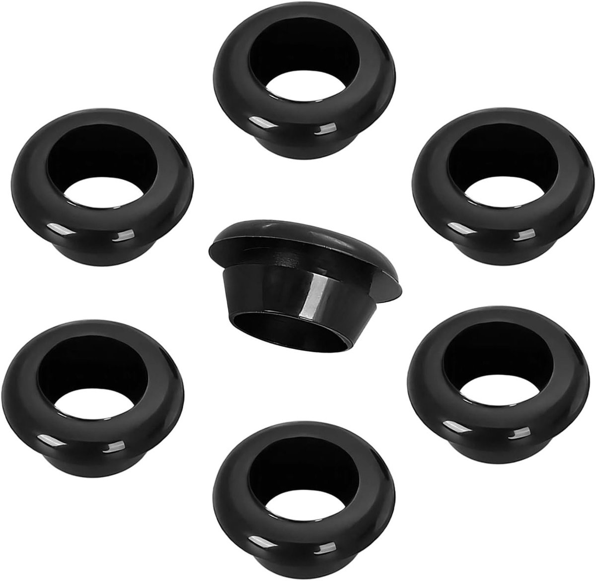 9 Stuks Rubber Grommets voor Kabels en Draadbescherming, ID 35mm, Mount Dia 40mm, Duurzaam en Flexibel