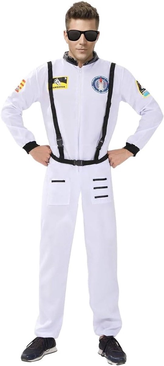 Astronautenkostuum voor Volwassenen - Ruimtevaart Outfit voor Cosplay, Halloween en Carnavalsfeesten