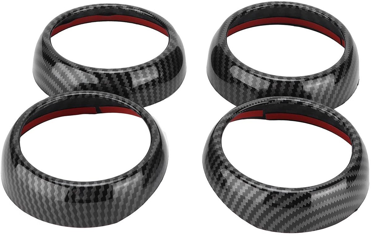 Dailygoods - Koolstofvezel Luchtsproeiers Covers voor Smart Fortwo/Forfour