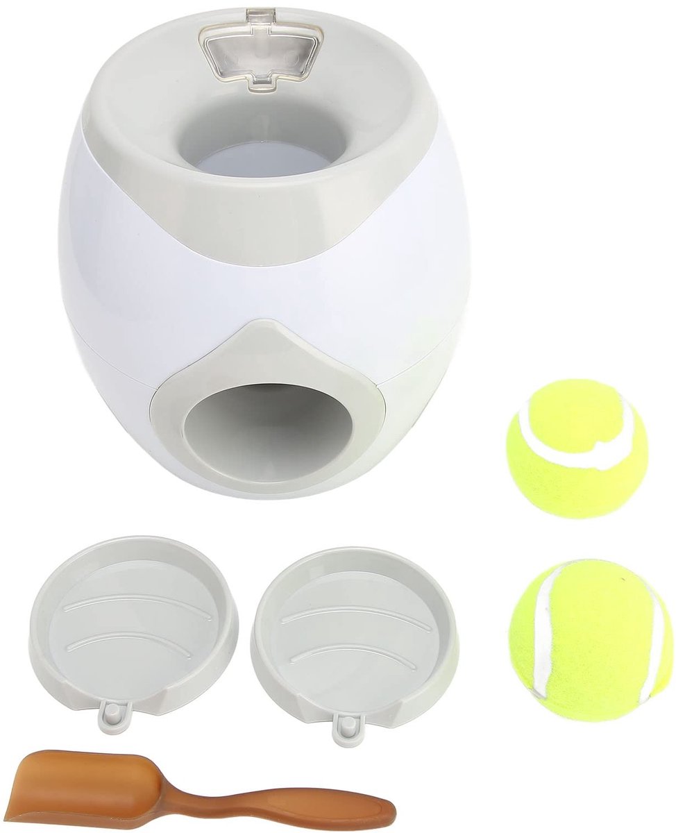 Dailygoods - Dailygoody - Hondentennisbal - Interactief Hondenvoer - Slimme Speelgoedmachine - Compact formaat - Hondenbeloning - Gezonde stimulans voor spelletjes.