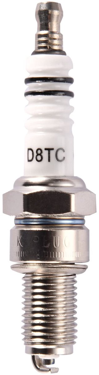 Dailygoods - Dailygoody - Bougie Vervanging - D8TC - Betrouwbare prestaties - Compact formaat - Geschikt voor en Dirt Bike - Hoogwaardige kwaliteit - Perfect v...