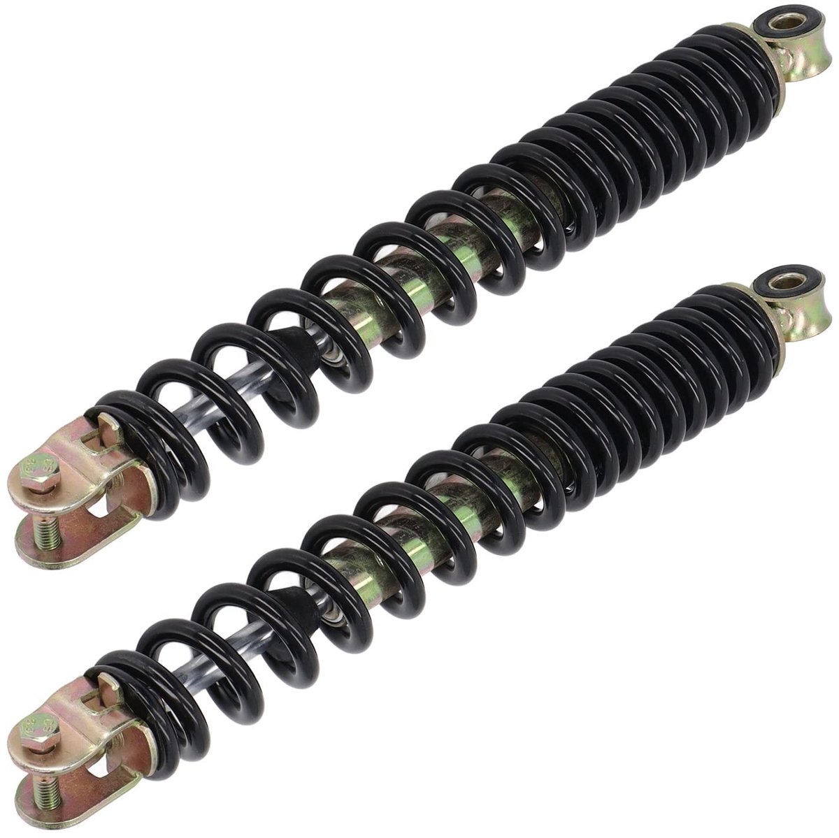 Dailygoods - Dailygoody - Achter Schokdemper - 335mm Schokdempers - Comfortabel rijden - Legering - Duurzaam en sterk - Geschikt voor GY6 scooters - 2 stuks