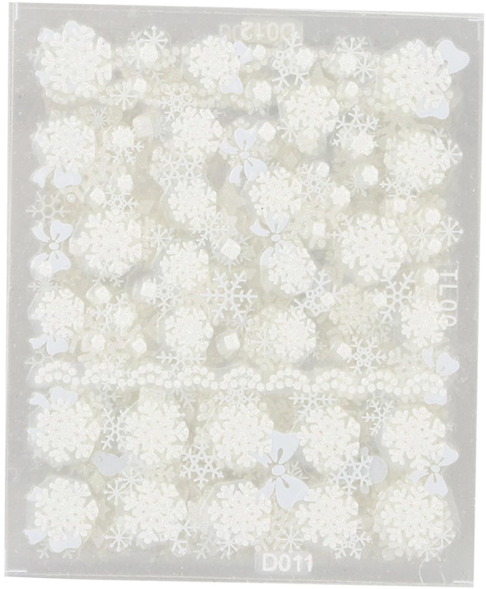 Dailygoods - 12-delige Sneeuwvlok Nail Art Stickers voor Creatieve Nagels