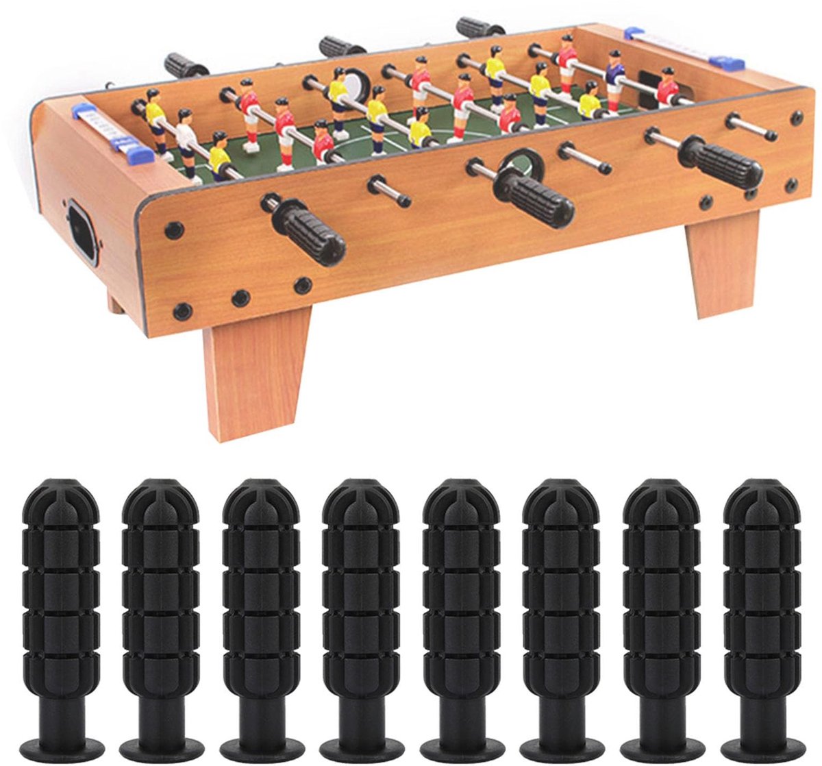 Dailygoods - Tafelvoetbal Handgrepen Set van 8 Vervangende Grip