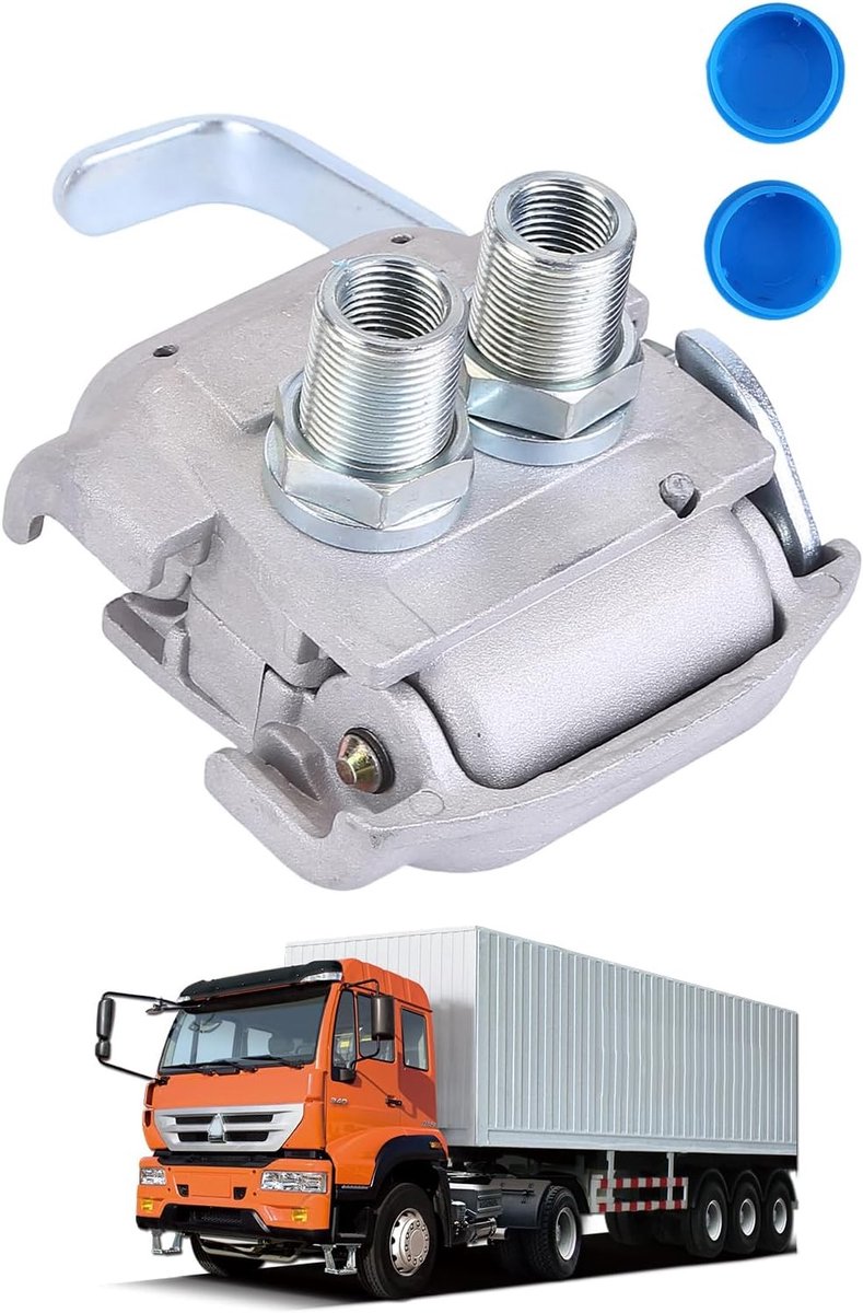 Dailygoods - Dailygoody - Clutch head quick coupling - Trailer koppeling - Robuust en duurzaam - Medium formaat - Voor Duo-Matic M16 x 1.5 - Geschikt voor tractore