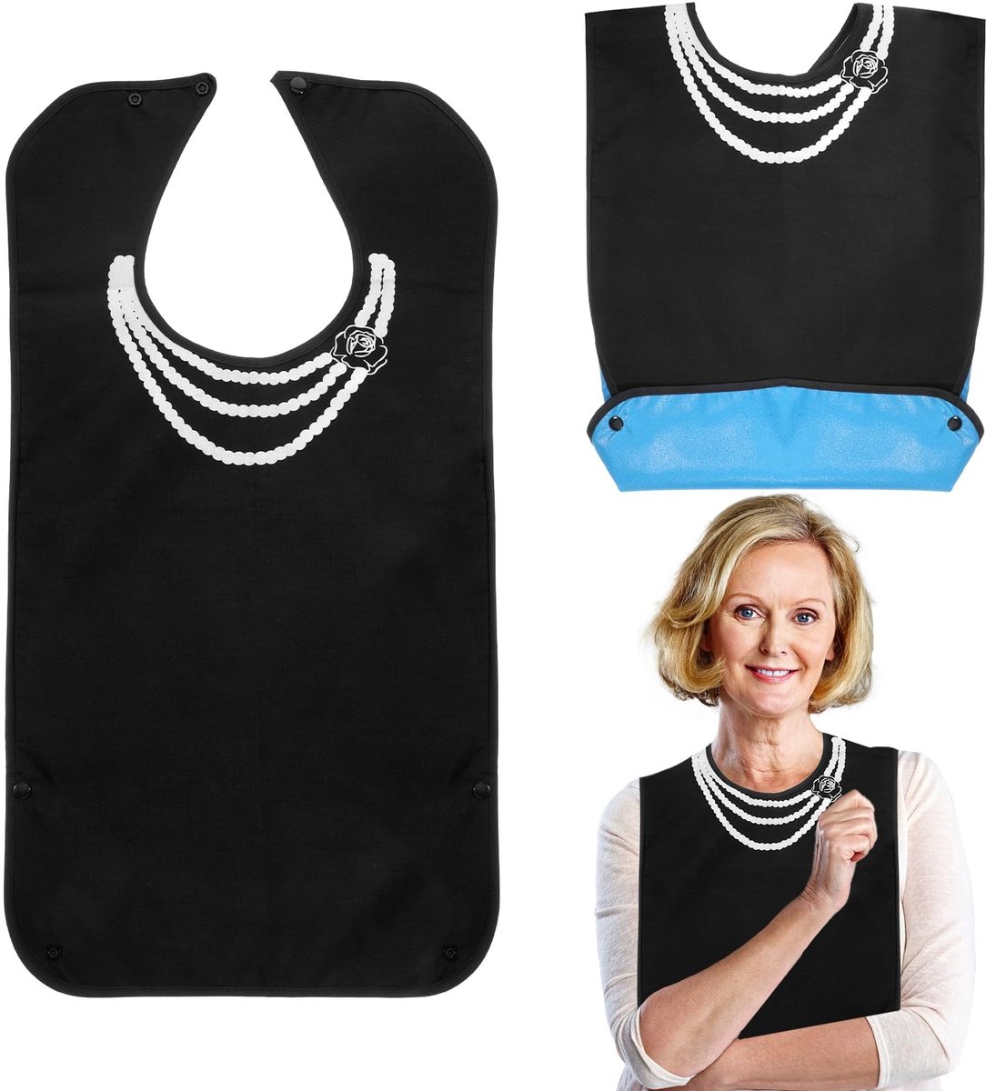 Dailygoods - Verstelbare Waterdichte Slabbetjes voor Volwassenen, Uniseks