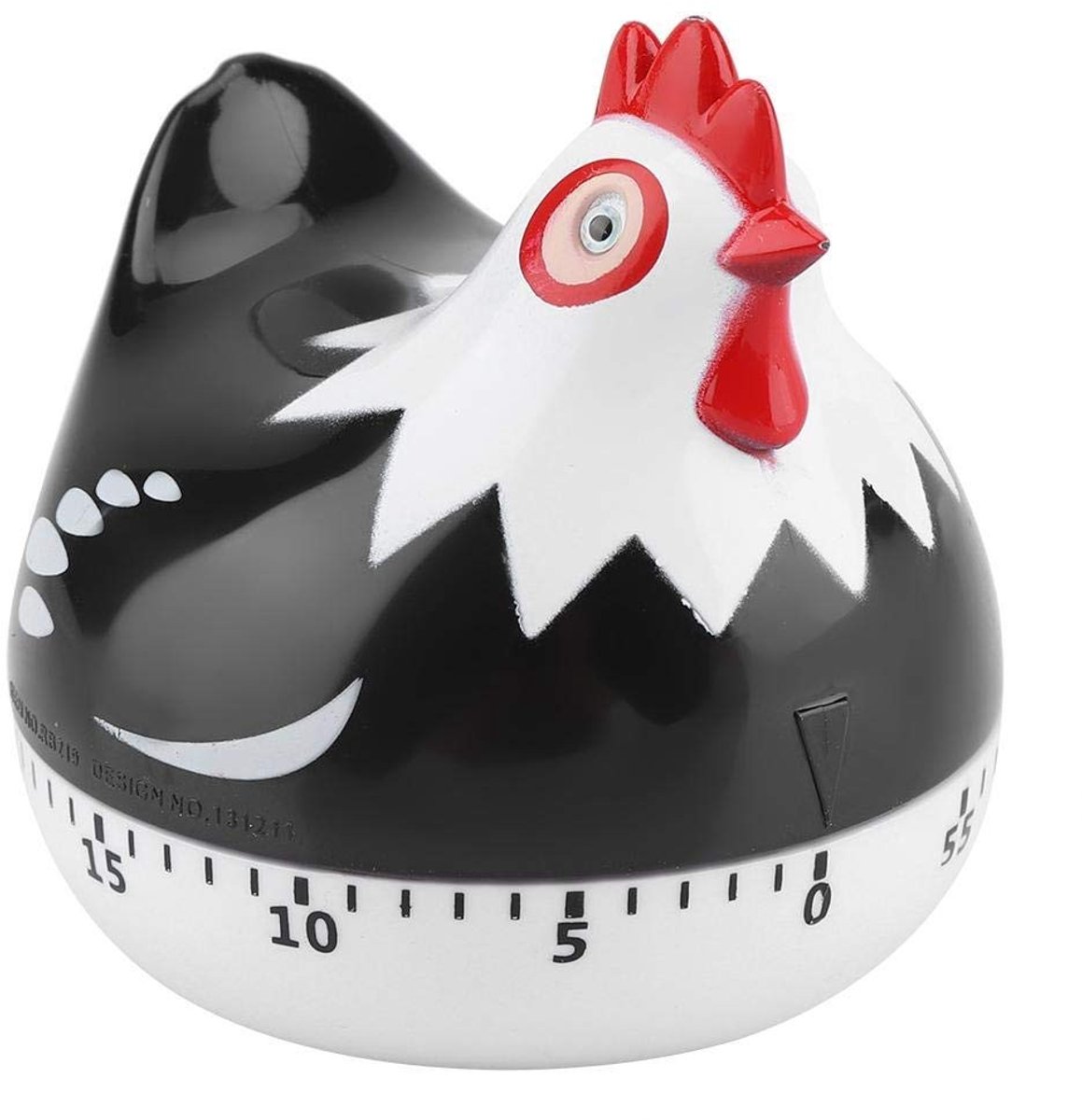 Dailygoody - Digitale Keukentimer - Mini-Kooktimer - Mechanisch Alarm voor Koken en Bakken - Zwart - Aftelklok voor Sport en Games - Handig in Ka