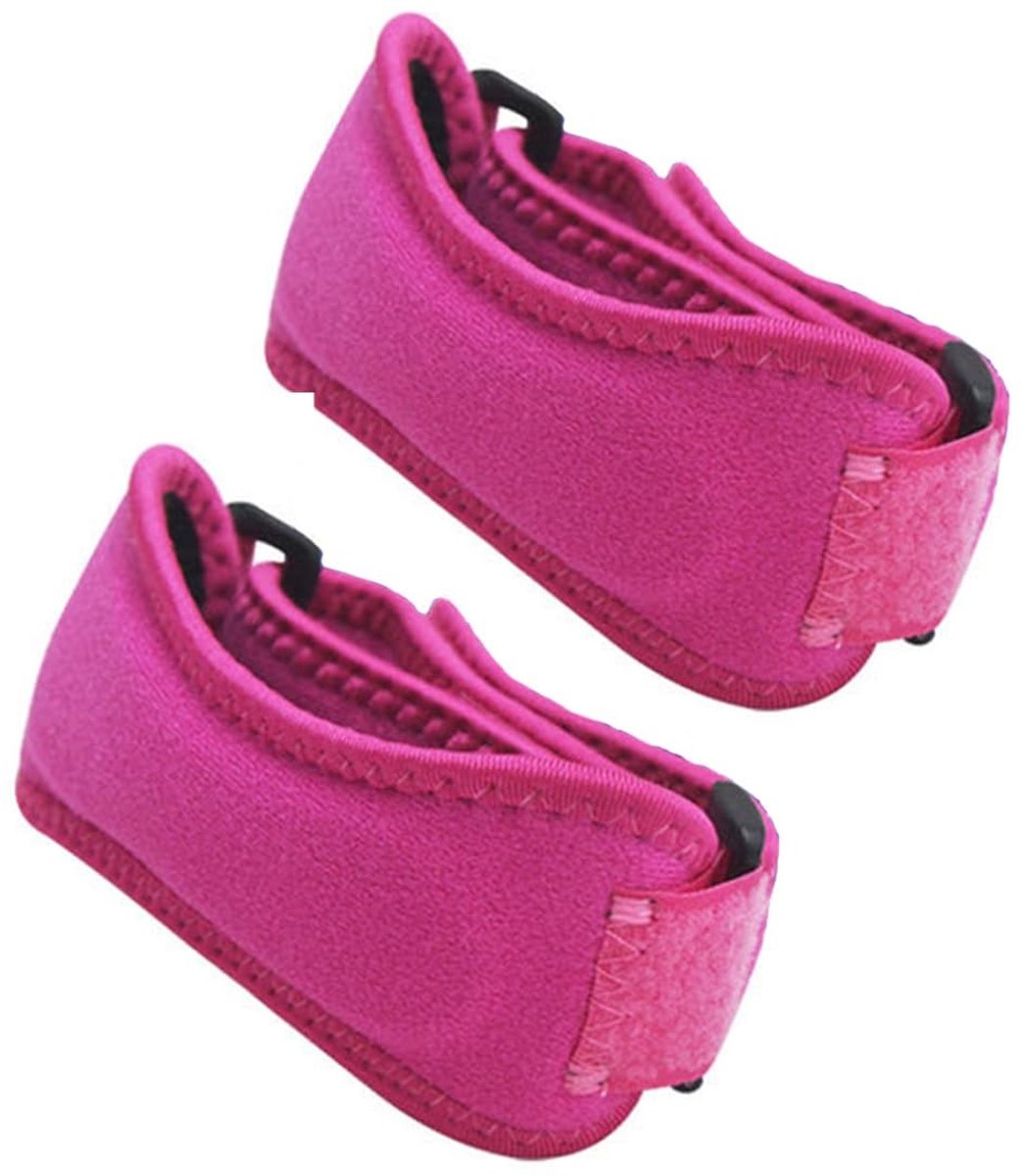 Dailygoody - Kniebandages - Verstelbaar - Pijnstillend - Roze - Geschikt voor sport - 2 stuks
