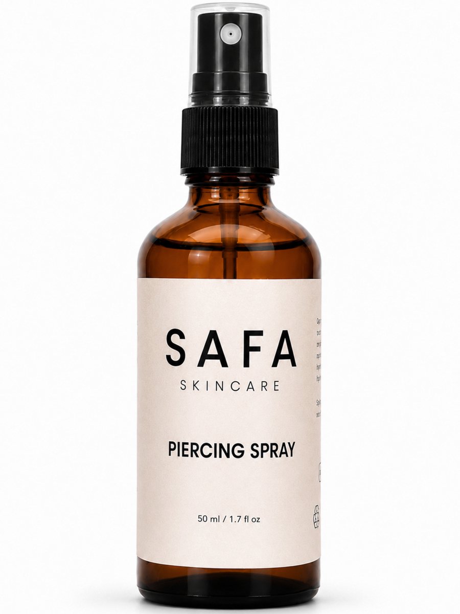 Safa Skincare - Piercing Spray - Piercing Nazorg Aftercare Verzorging Spray - Sterilon solution - 100% Natuurlijk - 50ml