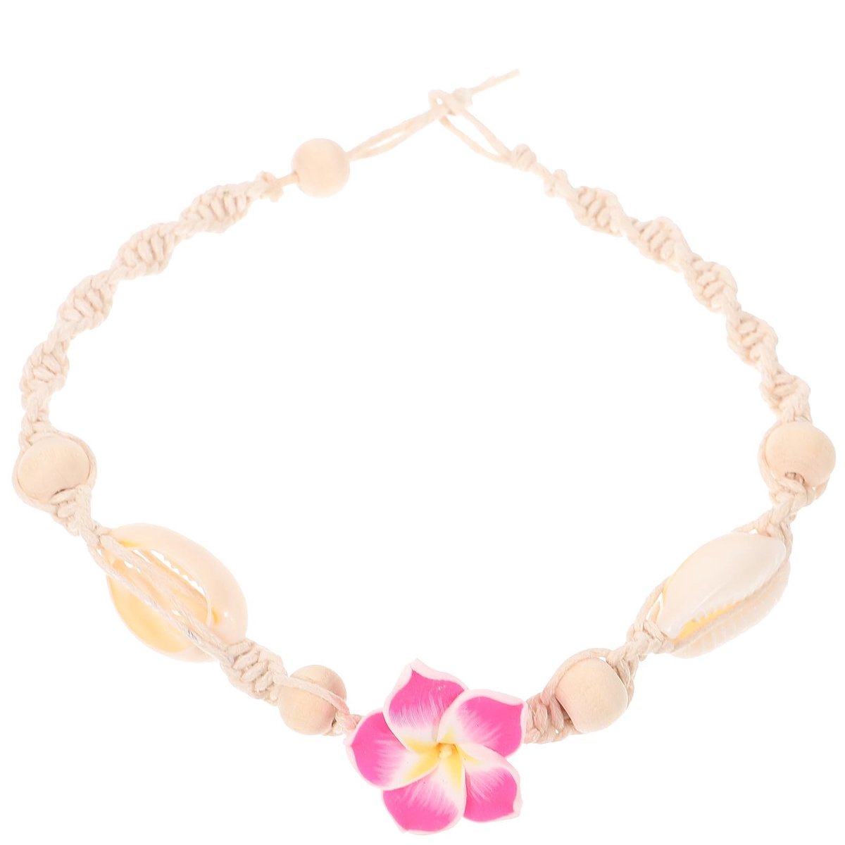 Dailygoods - Cosensi - Dailygoody - Strand Armband - Zomer Bloemen - Koper - Schelpen - Mooie En Sierlijke Anklet Voor Vrouwen En Meisjes - Perfect Voor Iedere Stranduitje