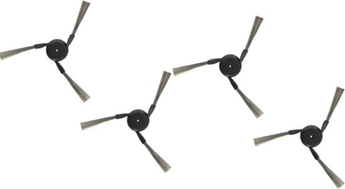 4 Stofzuigeronderdelen -Geschikt voor Dreame X40 PRO/X40Ultra/L40 Ultra stofzuiger(4 zijborstels)