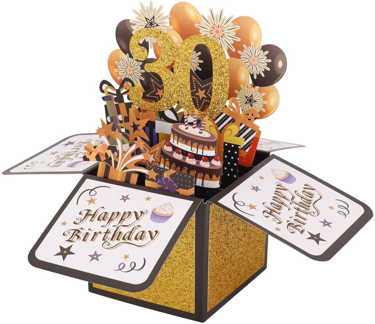 Dailygoods - Creatieve 3D Verjaardagswenskaart met Envelop