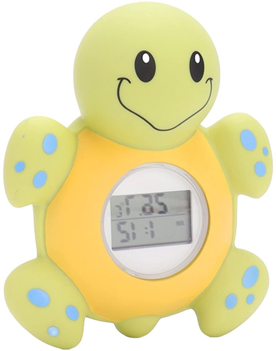 Multifunctionele Badthermometer voor Baby's en Kinderen - Schattige Schildpad Vorm, Ideaal voor Douchen en Veilig Water Temperatuur Meten