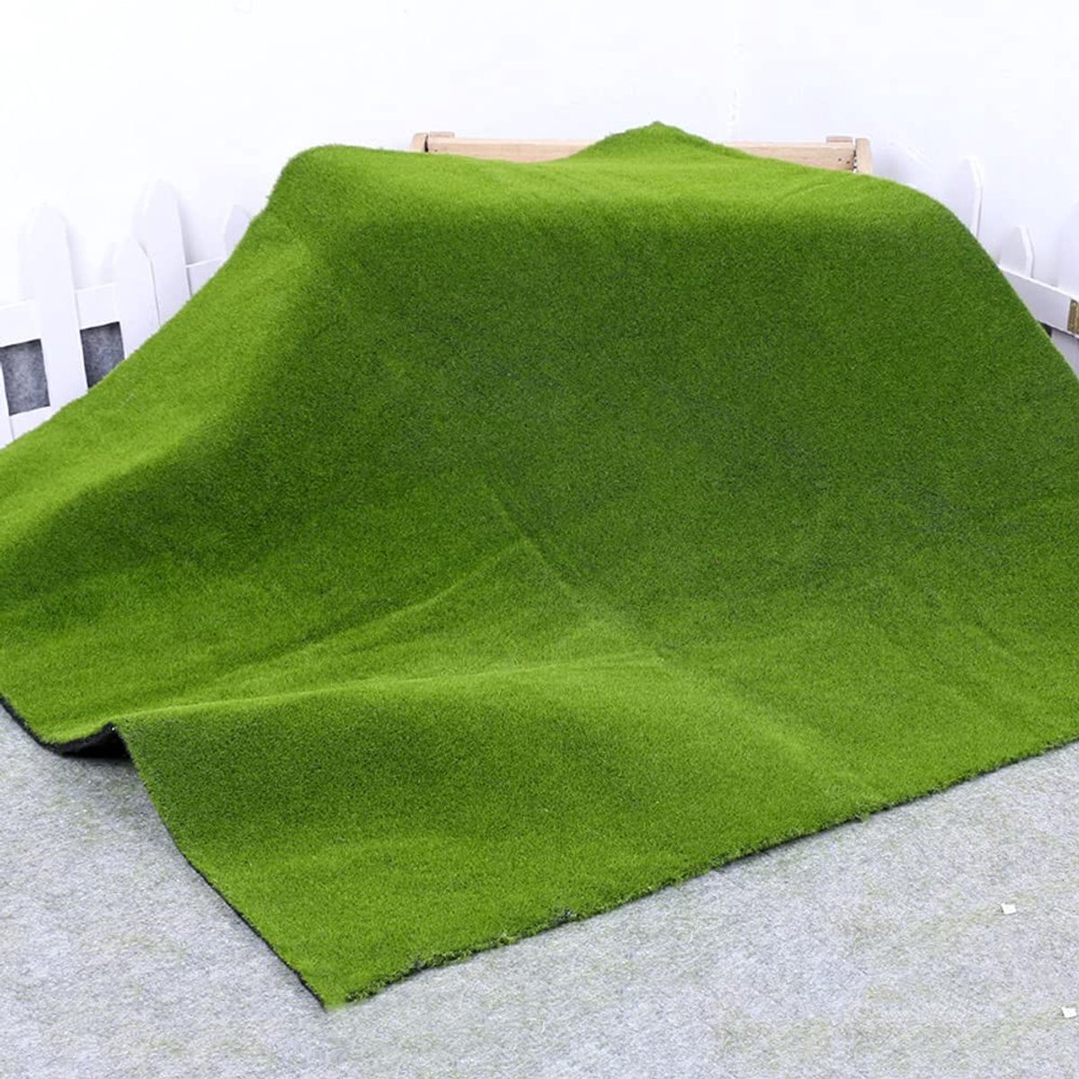 Dailygoody - Kunstmos - Mosmat voor Microlandschap - 100 cm x 100 cm - Kunstgras Decoratie - Geschikt voor Tuin en Knutselen