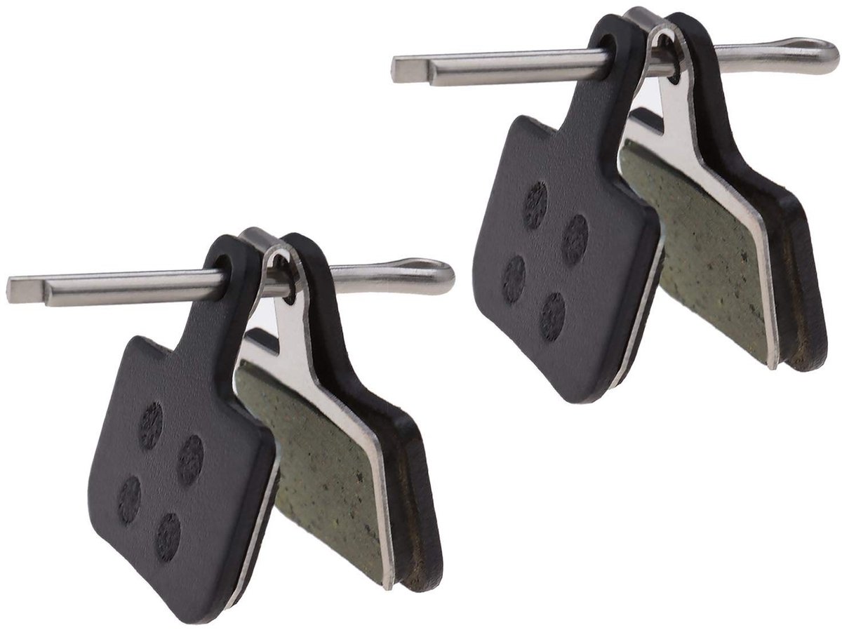Dailygoody - Fiets Schijfremblokken - Semi Metallic - 2 Paar - Zwart - Hars Remblokken - Compatibel Met Avid DB1 DB3 DB5 Force