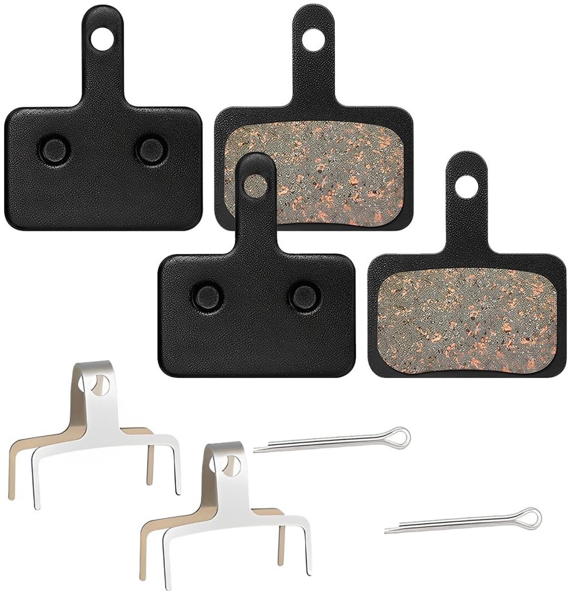 Dailygoods - 2 Stuks Fietsschijfremblokken voor Optimaal Remgedrag